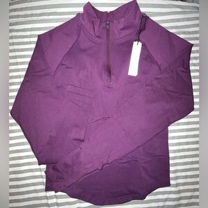 Paragon Fitwear CurveFlex Form Quarter Zip in Plum Size M